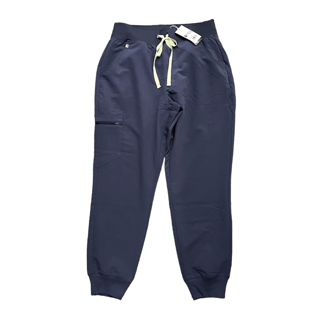 FIGS Navy Blue/Grey Jogger Pants Size Medium Petite